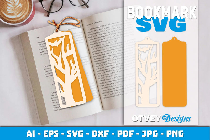 Halloween Lasercut Bookmark SVG Bundle - CraftNest - Digital Crafting and Art