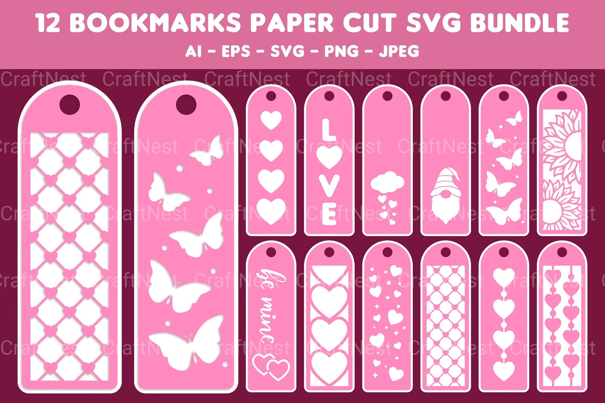 Paper Cut SVG Bundle - CraftNest - Digital Crafting and Art