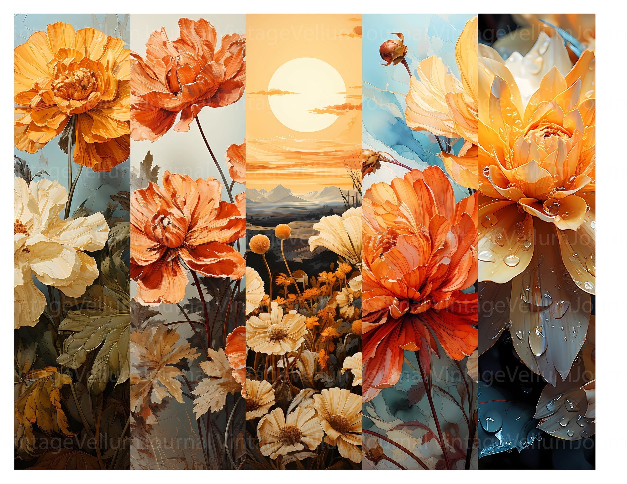 Marigold Magic Junk Journal Pages - CraftNest