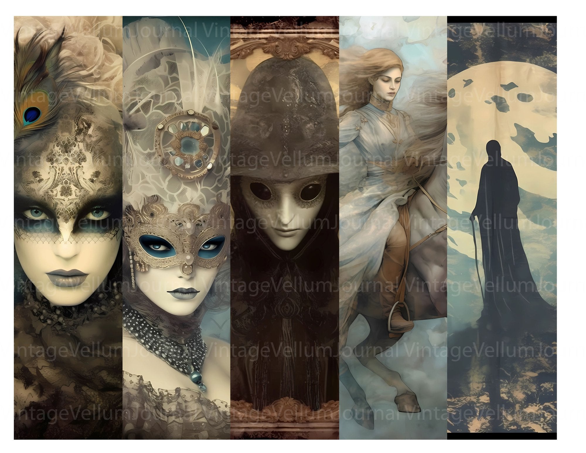 Phantoms Junk Journal Pages - CraftNest