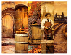 Winvery - Vineyard Junk Journal Pages - CraftNest