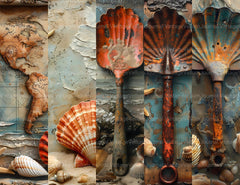 Beachcombing Junk Journal Pages - CraftNest - Digital Crafting and Art