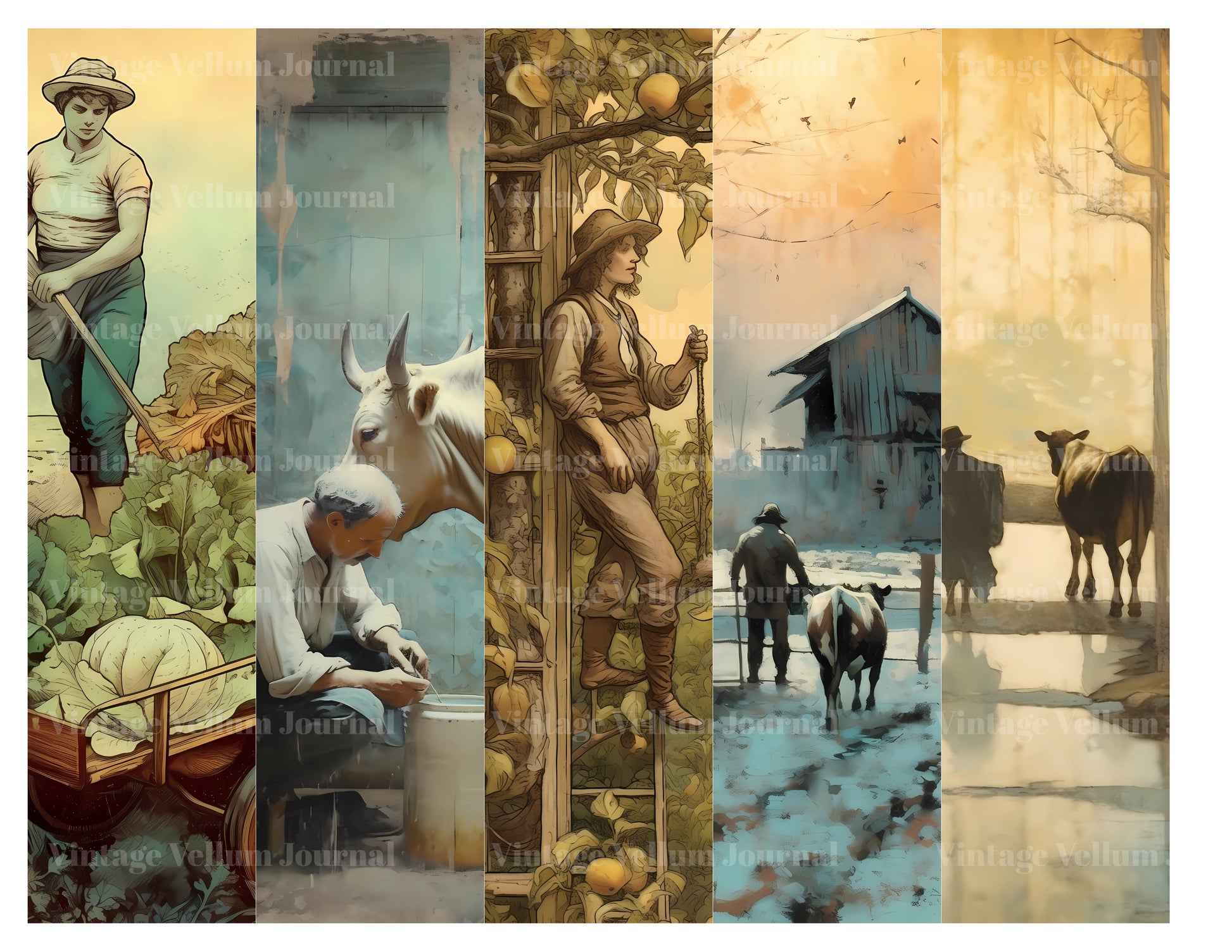 Farming Junk Journal Pages - CraftNest