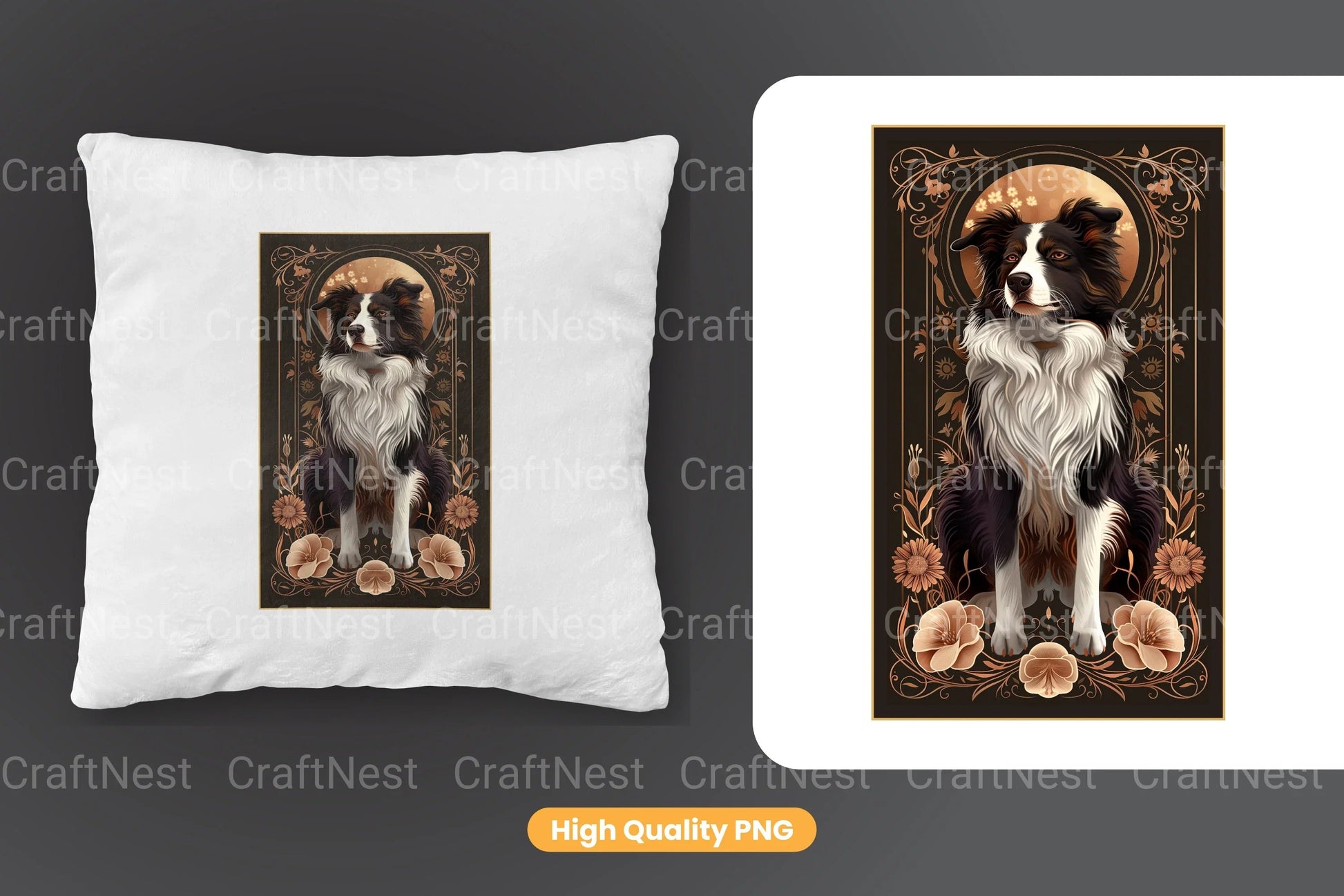 Border Collie Tarot Card Clipart Bundle - CraftNest - Digital Crafting and Art
