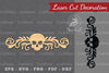 Border Skull Laser Cut Decoration Clipart Bundle