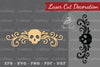 Border Skull Laser Cut Decoration Clipart Bundle