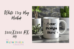 White Coffee Mug Mockup - CraftNest - Digital Crafting and Art