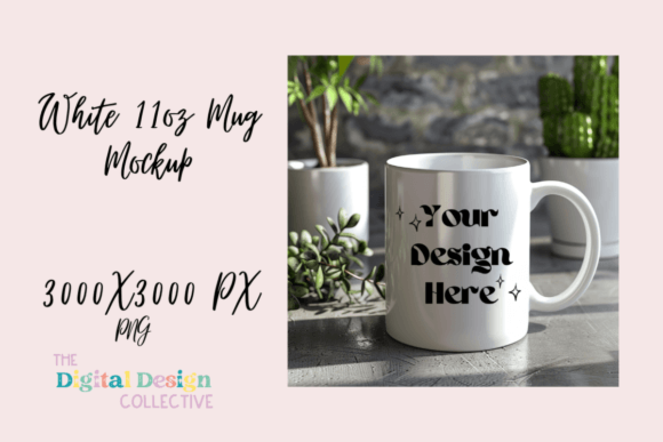 White Coffee Mug Mockup