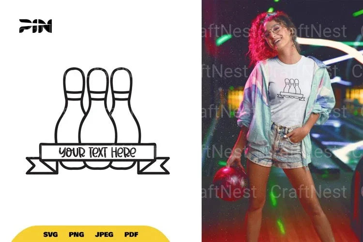 Bowling Sport SVG Bundle - CraftNest - Digital Crafting and Art