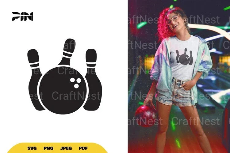 Bowling Sport SVG Bundle - CraftNest - Digital Crafting and Art