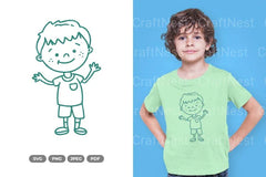 Boy Doodle Clipart Bundle - CraftNest - Digital Crafting and Art