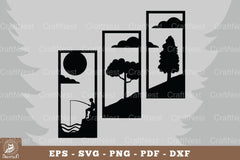 Boy Fishing Home Decor Clipart Bundle - CraftNest - Digital Crafting and Art