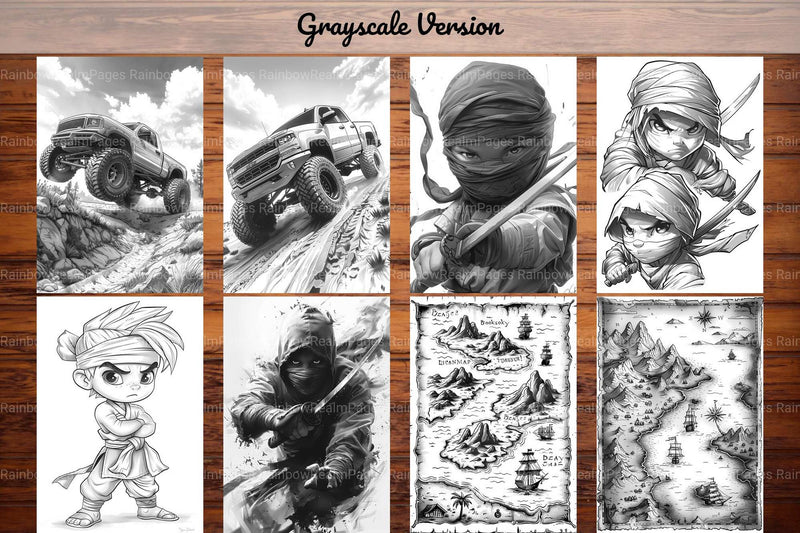 Boys Back To School Coloring Books - CraftNest - Digital Crafting and Art