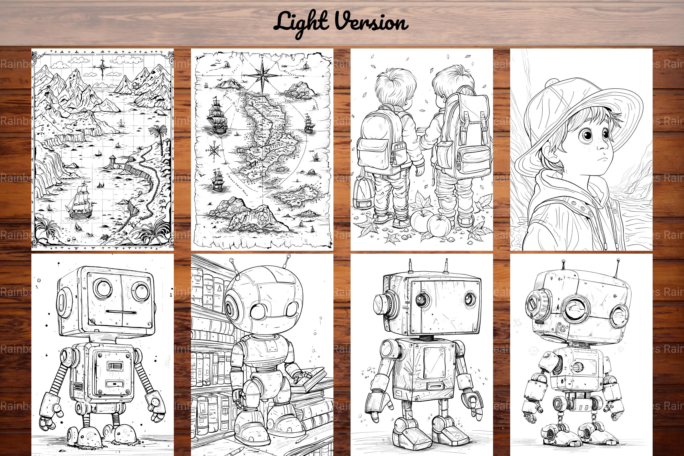 Boys Back To School Coloring Books - CraftNest - Digital Crafting and Art