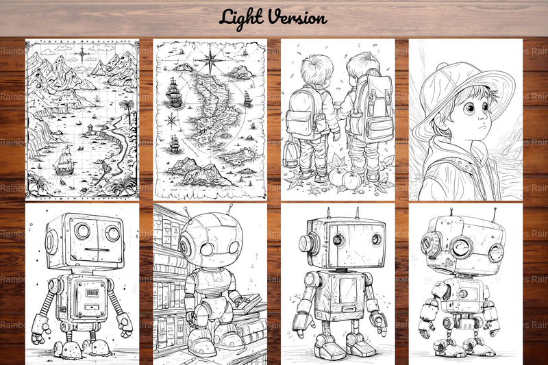 Boys Back To School Coloring Books - CraftNest - Digital Crafting and Art