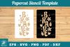 Brave Papercut Stencil Clipart Bundle