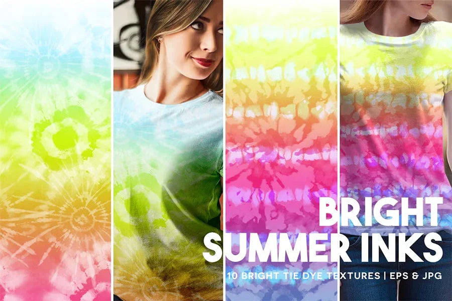 Bright Summer Inks - Tie-Dye