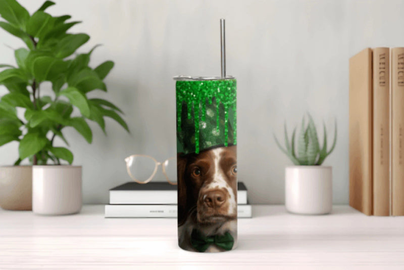 St. Patrick's Day Brittany Dog Tumbler Bundle - CraftNest - Digital Crafting and Art