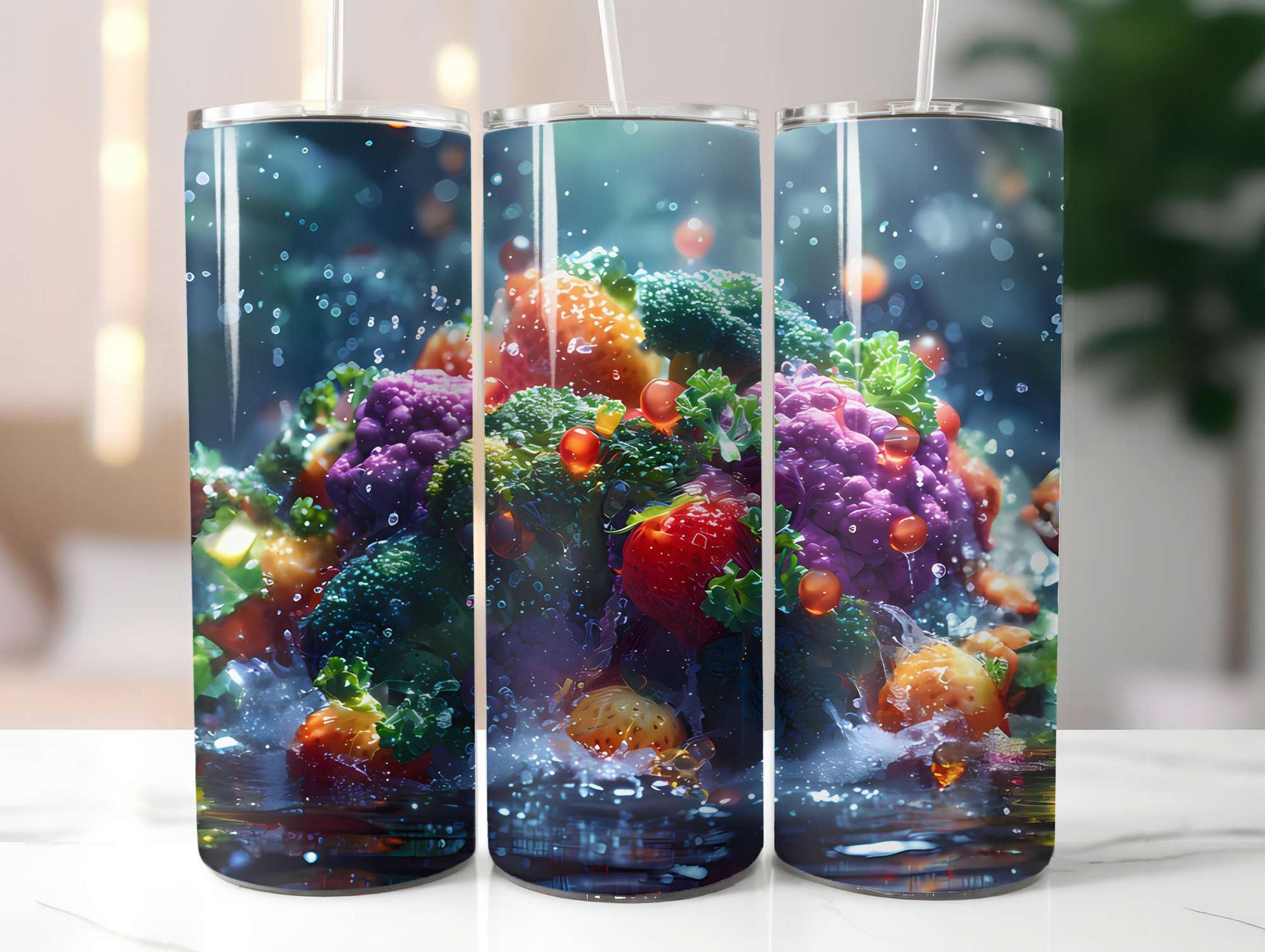 Broccoli 3 Tumbler Wrap - CraftNest - Digital Crafting and Art