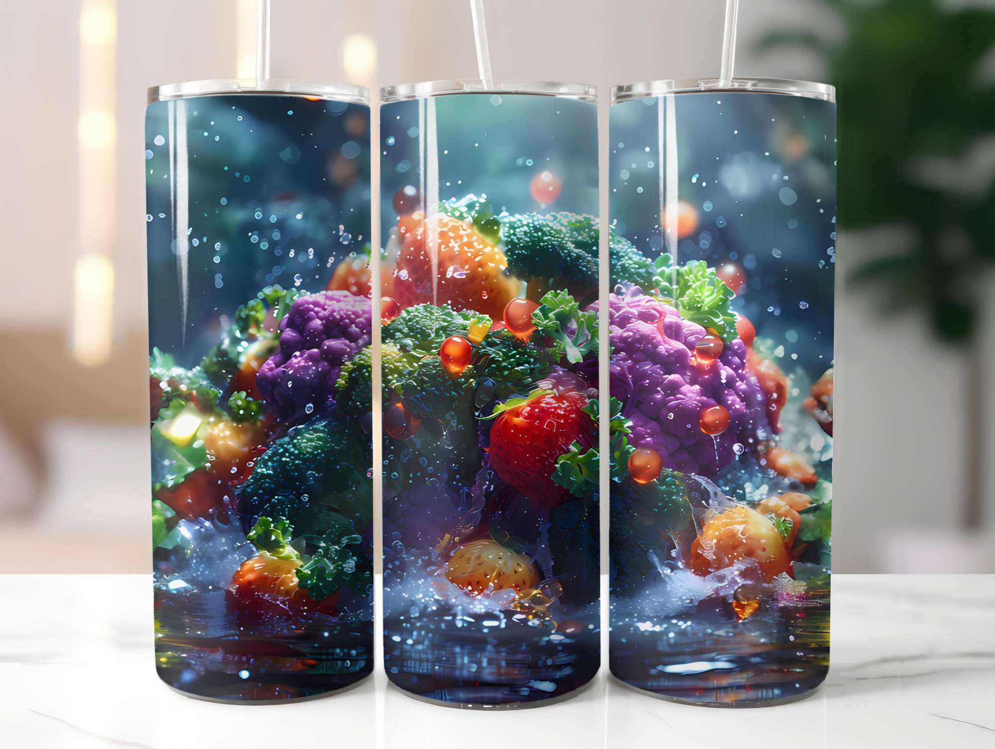 Broccoli 3 Tumbler Wrap - CraftNest - Digital Crafting and Art