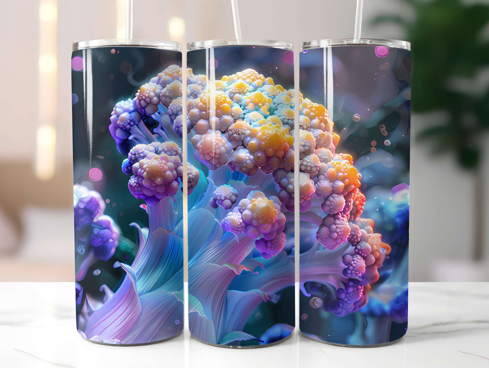 Broccoli 3 Tumbler Wrap - CraftNest - Digital Crafting and Art