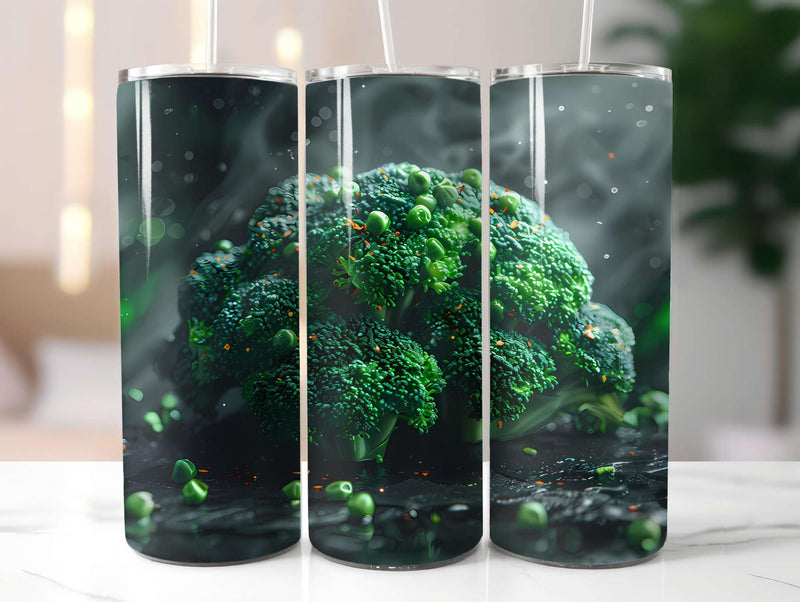 Broccoli 2 Tumbler Wrap - CraftNest - Digital Crafting and Art