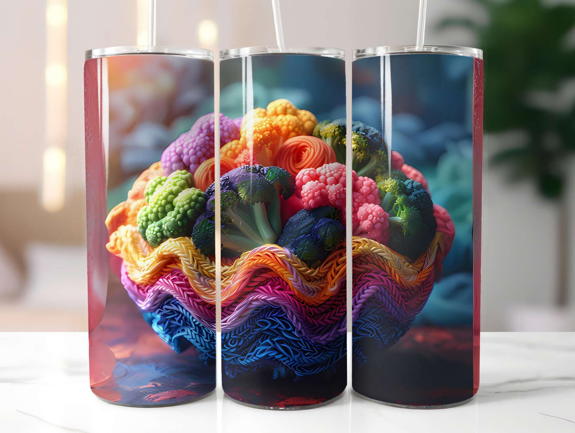 Broccoli 2 Tumbler Wrap - CraftNest - Digital Crafting and Art