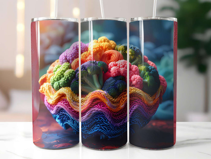 Broccoli 2 Tumbler Wrap - CraftNest - Digital Crafting and Art