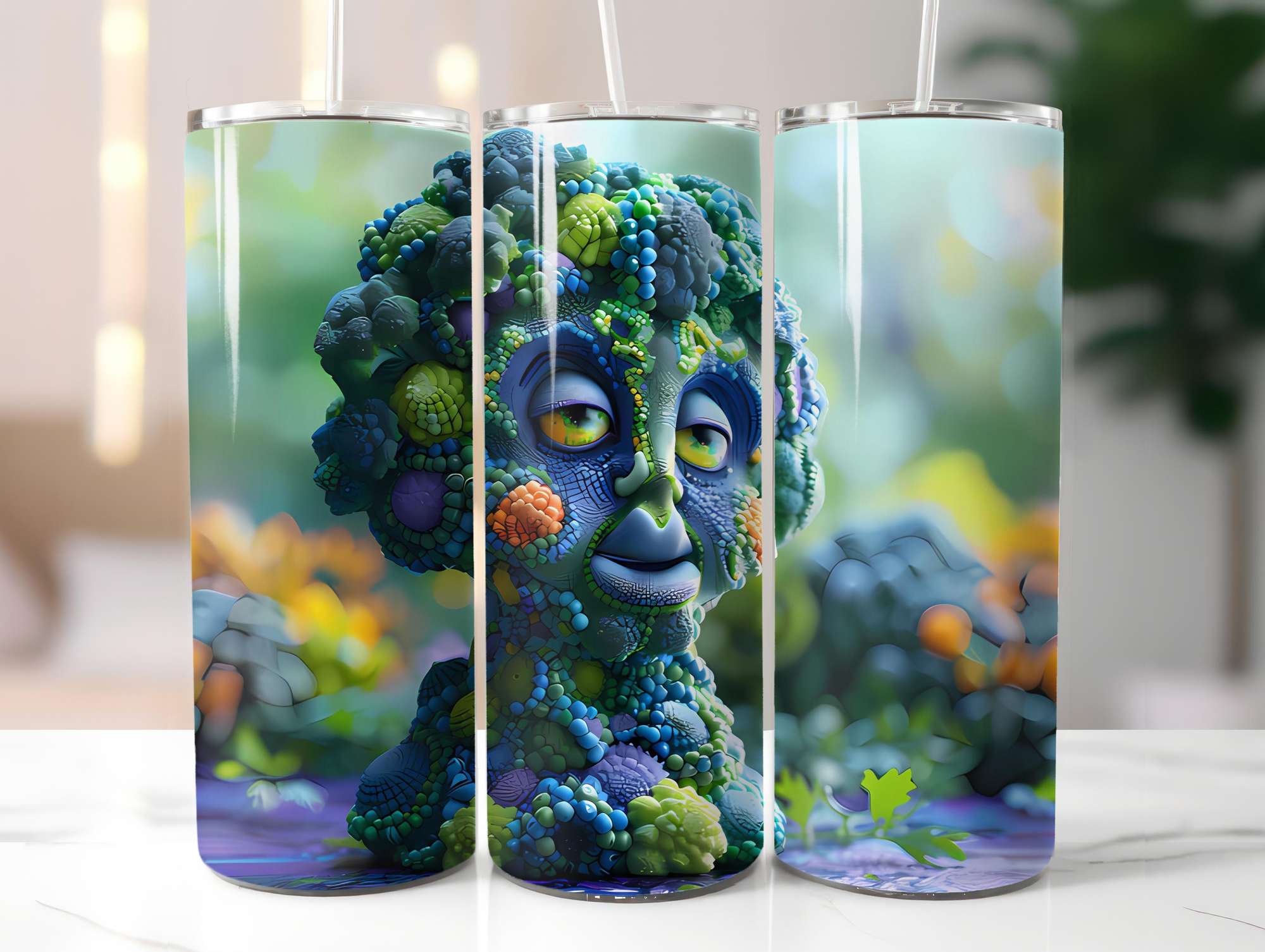 Broccoli 3 Tumbler Wrap - CraftNest - Digital Crafting and Art