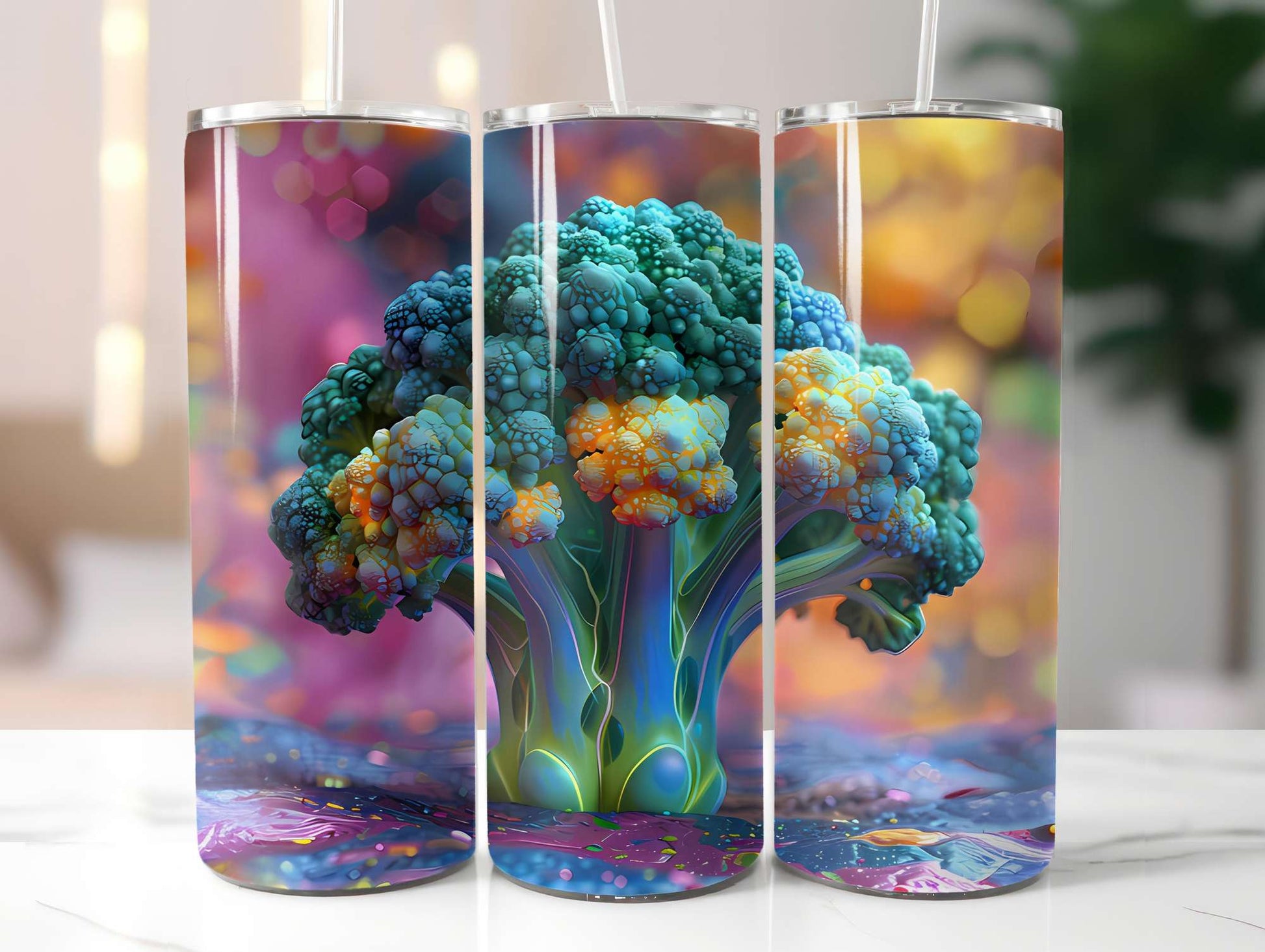 Broccoli 3 Tumbler Wrap - CraftNest - Digital Crafting and Art