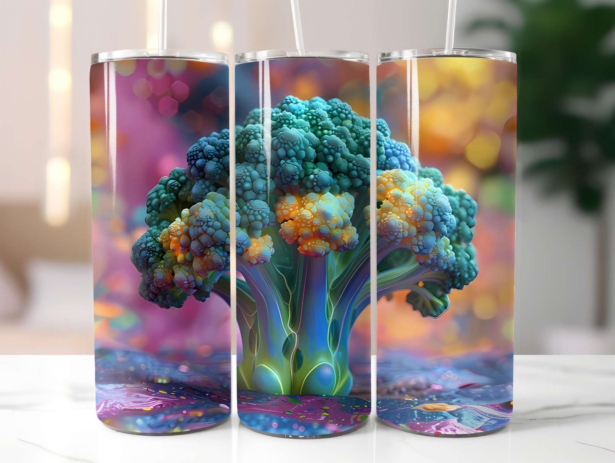 Broccoli 3 Tumbler Wrap - CraftNest - Digital Crafting and Art