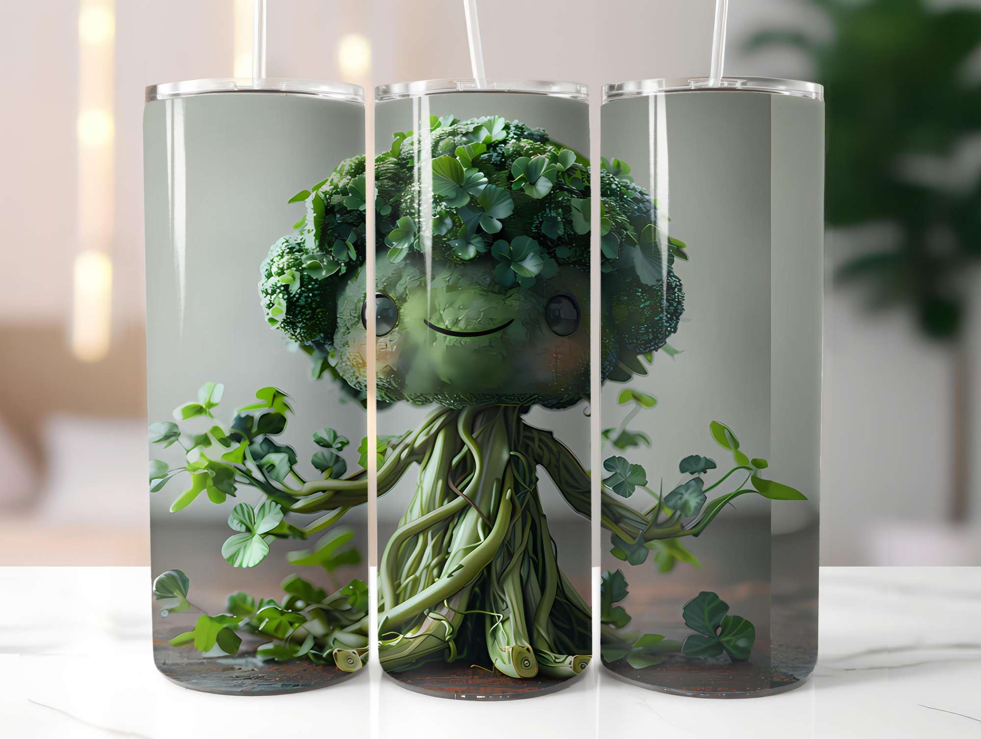 Broccoli 3 Tumbler Wrap - CraftNest - Digital Crafting and Art