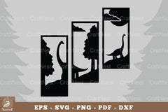 Brontosaurus Home Decor Clipart Bundle - CraftNest - Digital Crafting and Art