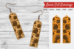 Bubble Laser Cut Earrings SVG Design Bundle - CraftNest - Digital Crafting and Art