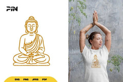 Buddha SVG Cut File Clipart Bundle - CraftNest - Digital Crafting and Art