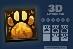 Bulldog Papercut SVG Bundle: Park Sitting Design - CraftNest - Digital Crafting and Art