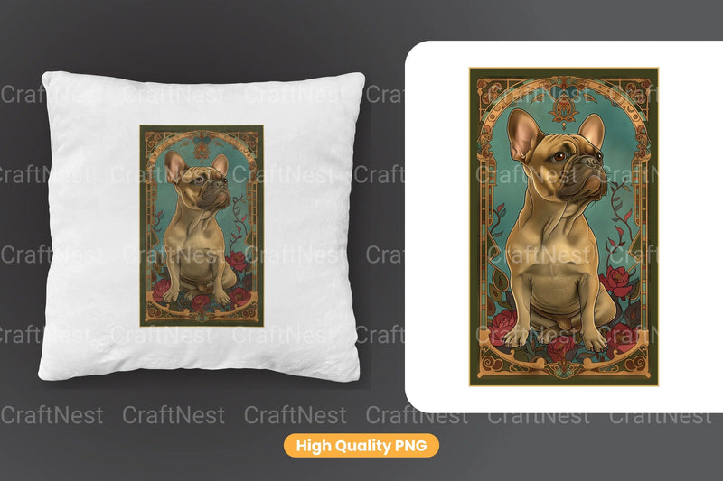 Bulldog Tarot Card Clipart Bundle - CraftNest - Digital Crafting and Art