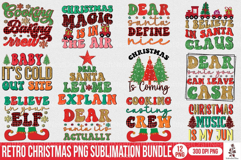 Christmas Craft Designs Clipart Bundle - CraftNest - Digital Crafting and Art