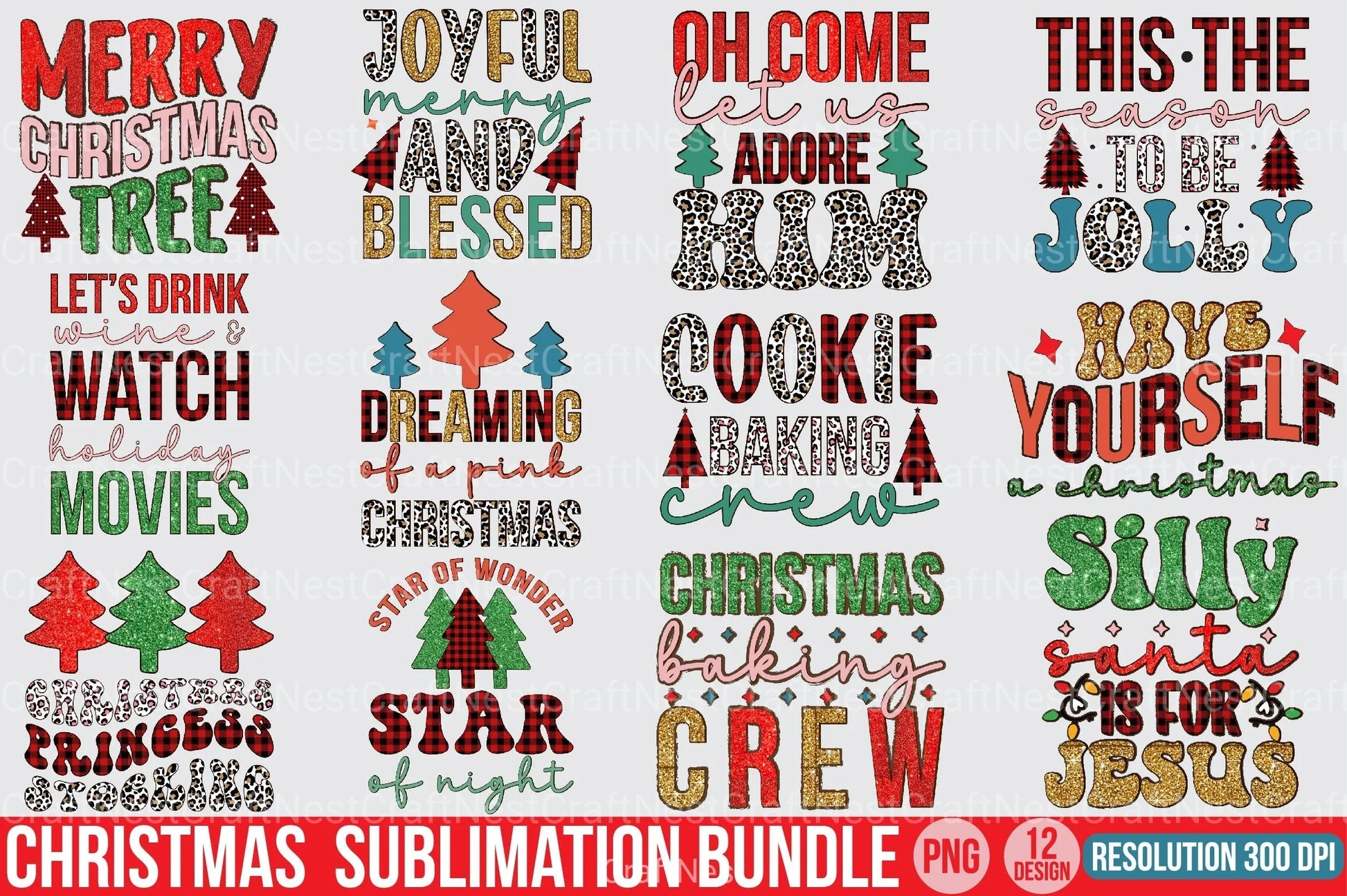 Christmas Clipart Bundle 8 - CraftNest - Digital Crafting and Art