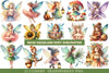 Boho Woodland Fairy Clipart