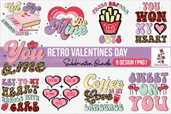 Retro Valentine's Day Clipart Bundle - CraftNest - Digital Crafting and Art