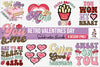 Retro Valentine's Day Clipart Bundle