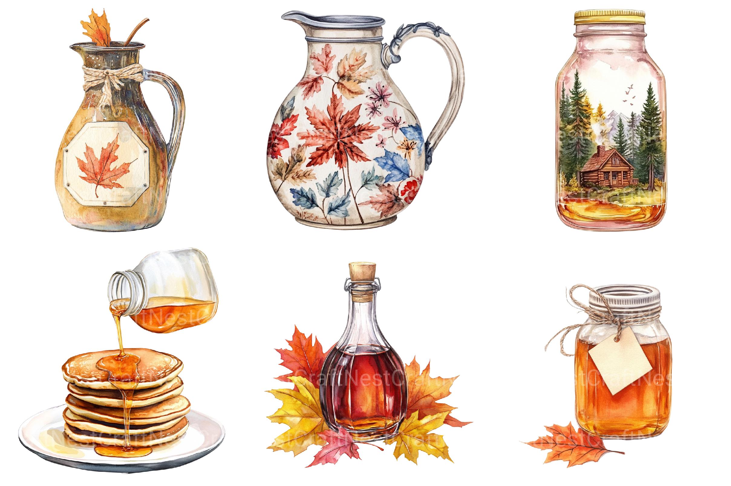 Maple Syrup Clipart - CraftNest - Digital Crafting and Art