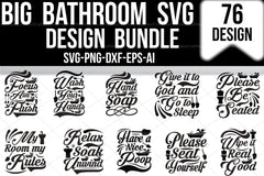 Big Bathroom SVG Bundle - CraftNest - Digital Crafting and Art