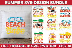 Summer Design SVG Bundle 5 - CraftNest - Digital Crafting and Art