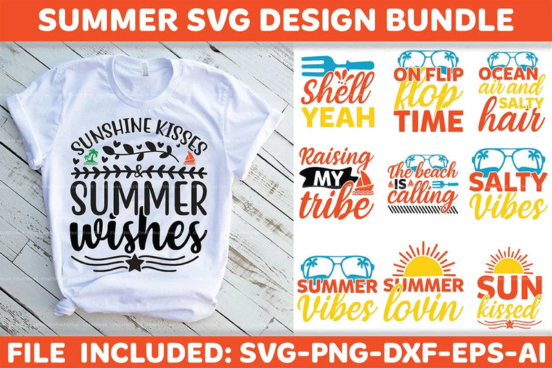Summer Design SVG Bundle 3 - CraftNest - Digital Crafting and Art