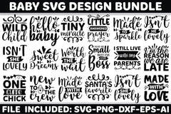 Baby SVG Bundle for Crafting - CraftNest - Digital Crafting and Art
