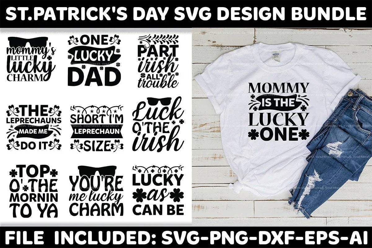 St. Patrick's Day SVG Design Bundle