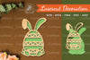 Bunny Egg Laser Cut Decoration Clipart Bundle