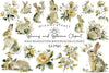 Bunny and Blooms Clipart Bundle